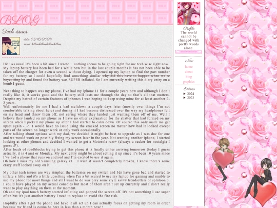 blog screenshot