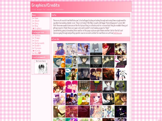 graphics/ecards screenshot