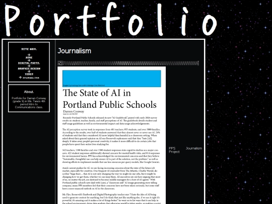 journalism screenshot