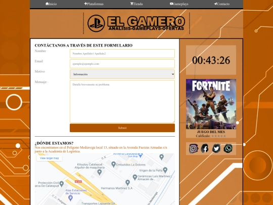 contacto screenshot