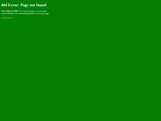 not_found screenshot
