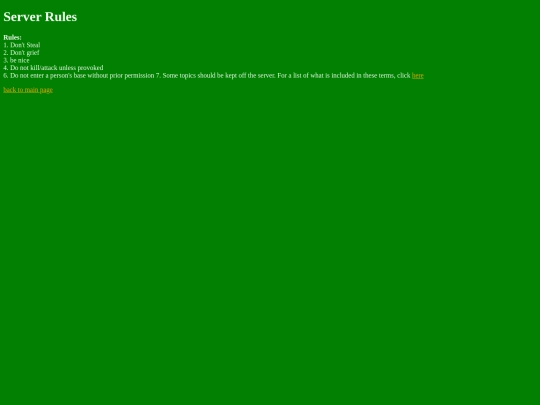 rules screenshot