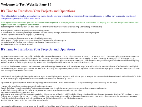 Test/Page2 screenshot