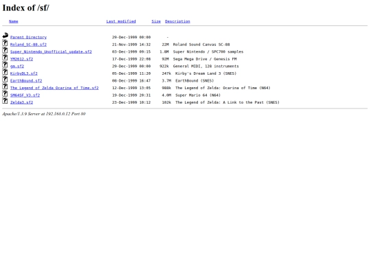 internet/soundfonts screenshot