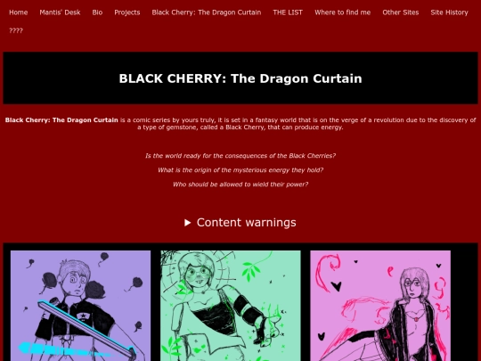 BlackCherry screenshot