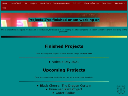 projects screenshot