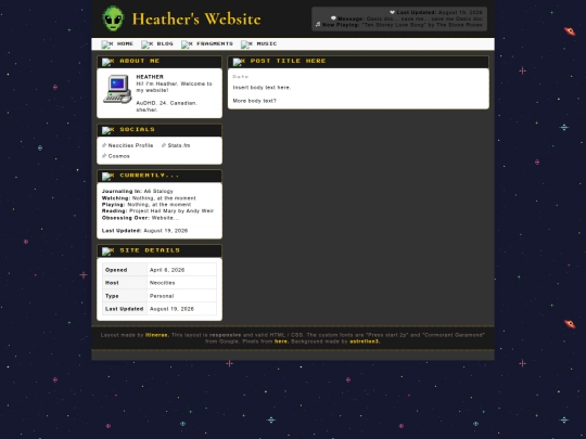 blogpost-template screenshot