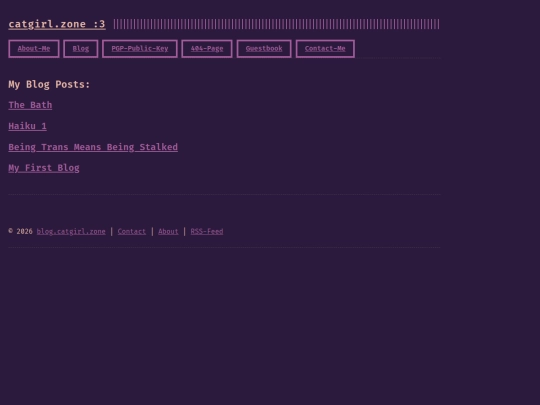 blog.catgirl.zone screenshot