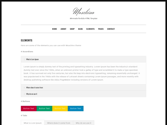 elements screenshot