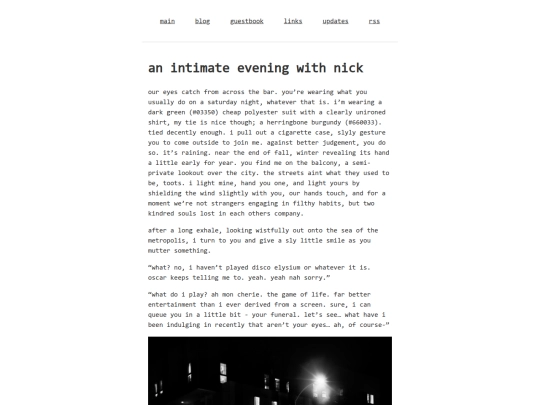 blog/an-evening-with-nick screenshot