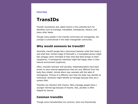 transid screenshot