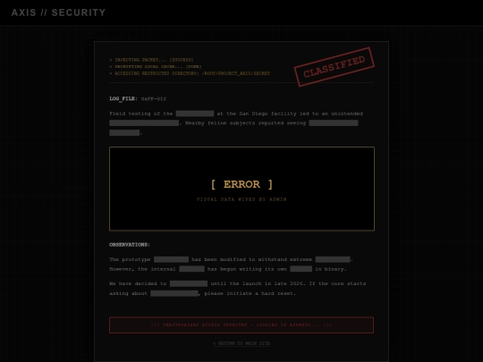 classified screenshot