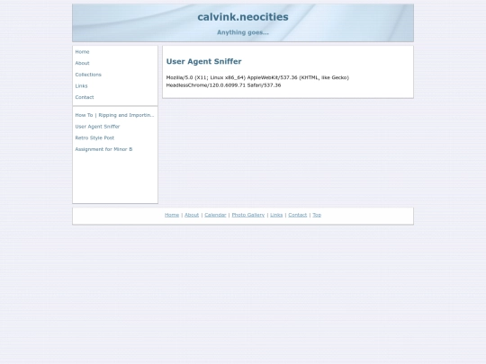 uasX screenshot