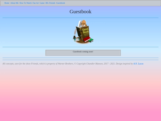 guestbook screenshot