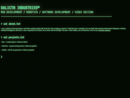 index screenshot