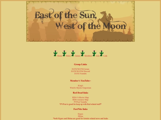 Links screenshot