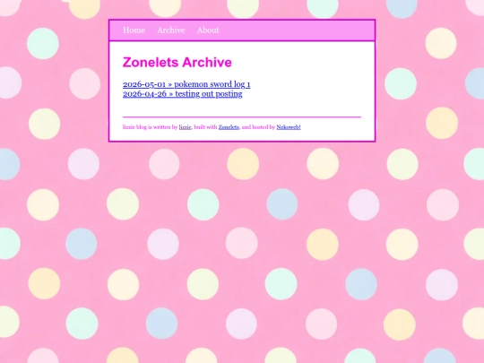 archive screenshot