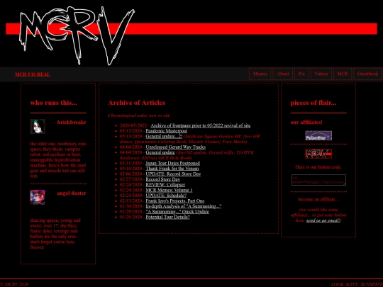 archive screenshot