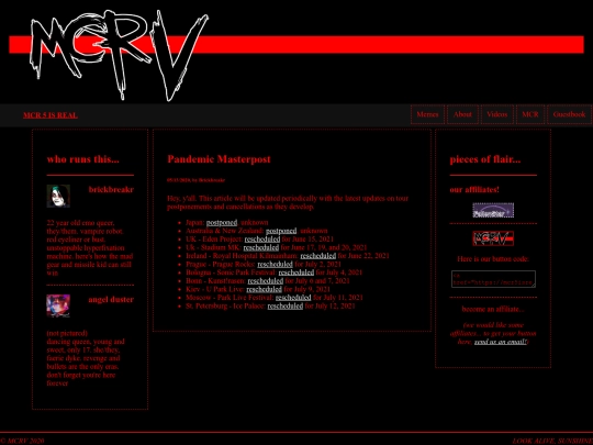 articles/postponements screenshot