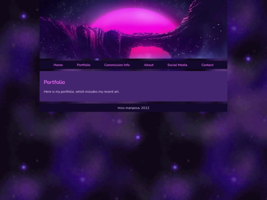 Portfolio screenshot