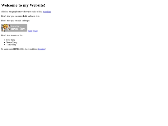 test screenshot