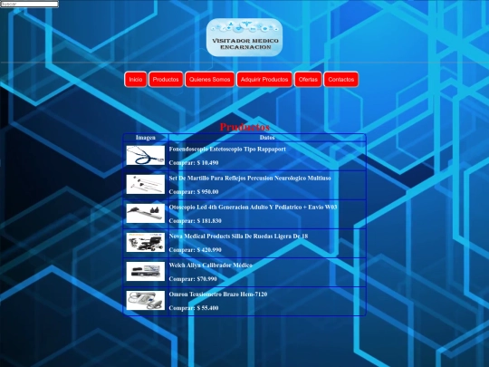HTML/productos screenshot
