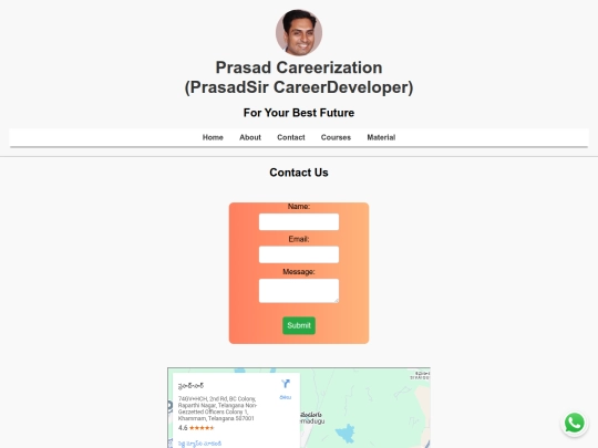 contact screenshot