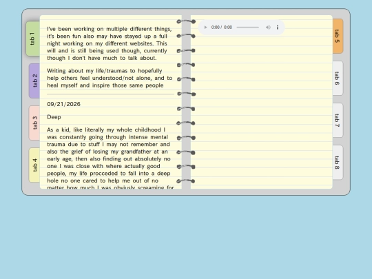 Journal screenshot