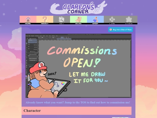 commissions screenshot