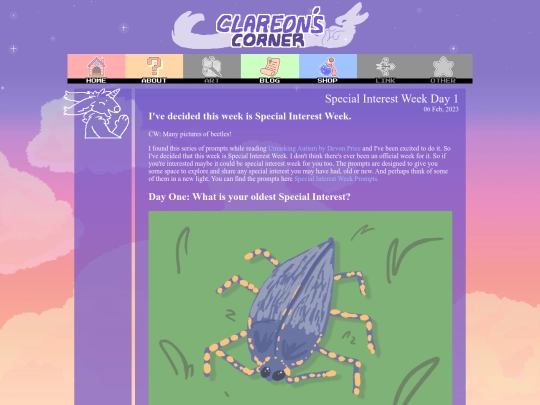 posts/2023-02-06-Special_Interest_Week_Day_1 screenshot