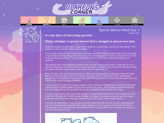 posts/2023-02-08-Special_Interest_Week_Day_3 screenshot