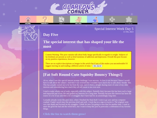 posts/2023-02-11-Special_Interest_Week_Day_5 screenshot