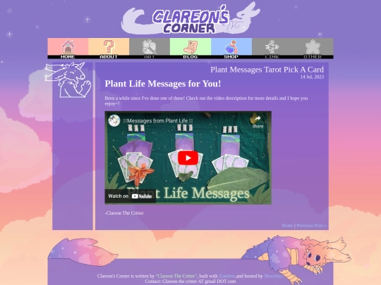 posts/2023-07-14-Plant_Messages_Tarot_Pick_A_Card screenshot