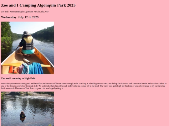 home/Camping/camp2a screenshot