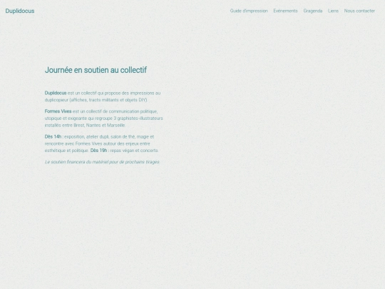 evenements/collectif screenshot