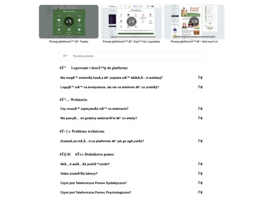 LOCND/pages/informator screenshot