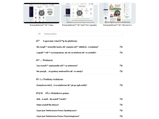 SUCNDLO/pages/informator screenshot