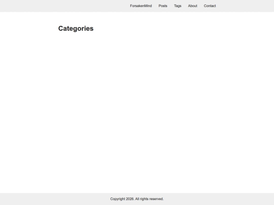 categories screenshot