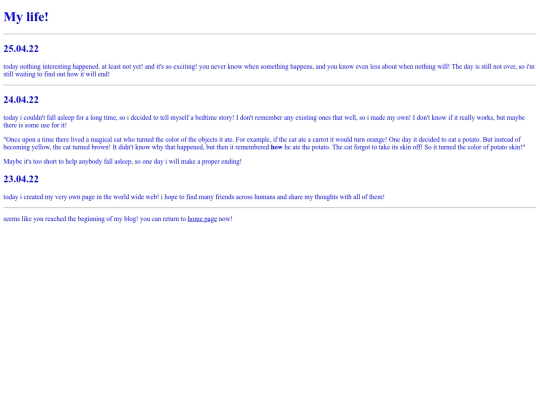 blog screenshot