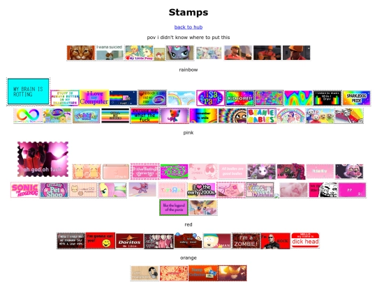 stamps screenshot