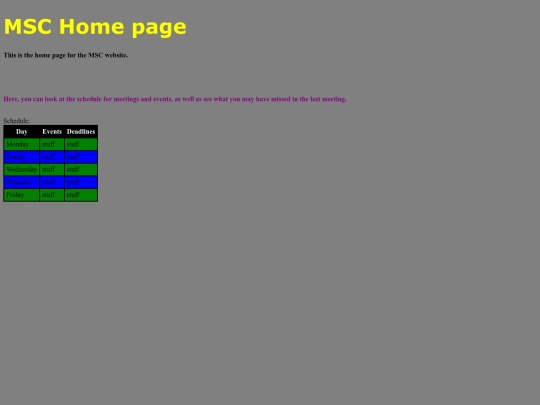index screenshot