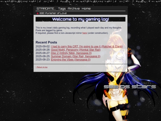 gameslog screenshot
