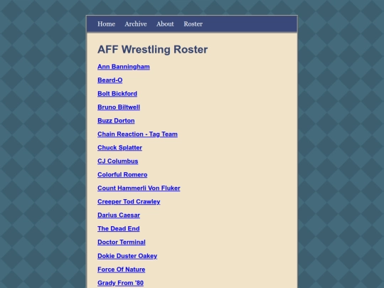 roster screenshot