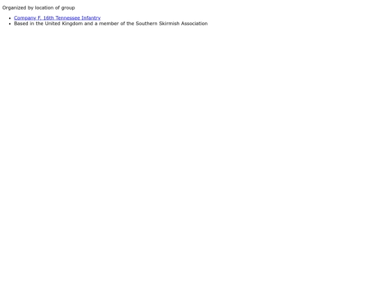 listofreenactinggroups screenshot
