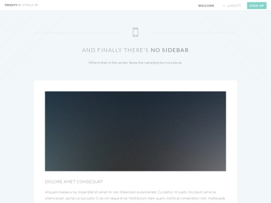 no-sidebar screenshot