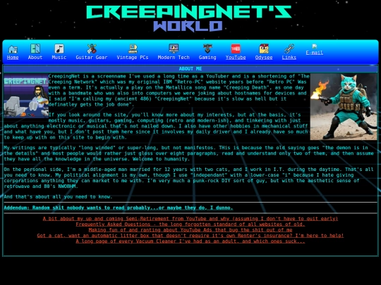 about/aboutme screenshot