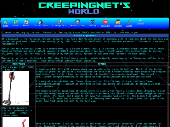 about/vacuumtroubles screenshot