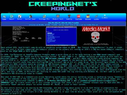 computer/mydocs/dosmain screenshot