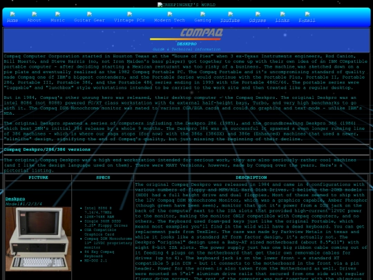 computer/mydocs/hardware/deskpromain screenshot