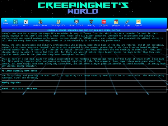 computer/mydocs/hardware/versa/upgrades screenshot